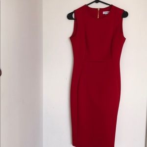 Red Calvin Klein Dress